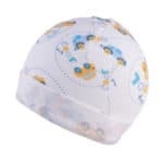 Dzianinowa czapeczka dla niemowląt z nadrukiem